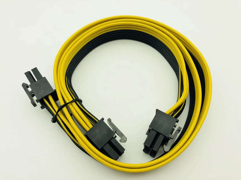 10 шт. модульный блок питания PCI e Molex 6pin к 2 8 pin 6 + 2pin Express внутренний разветвитель