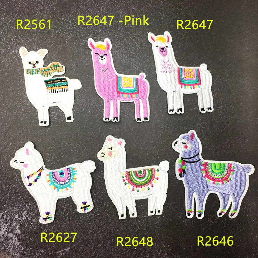 Нашивки с аппликацией llama Alpaca нашивки утюгом на рубашке трикотажная кепка