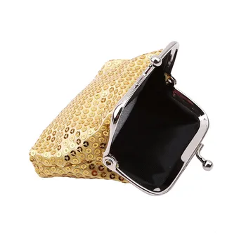 

Women Ladies Small Sequin Wallet Coin Purse Credit Card Holder Fashion Party Clutch Girls Handbag Bag Hasp Women Purses