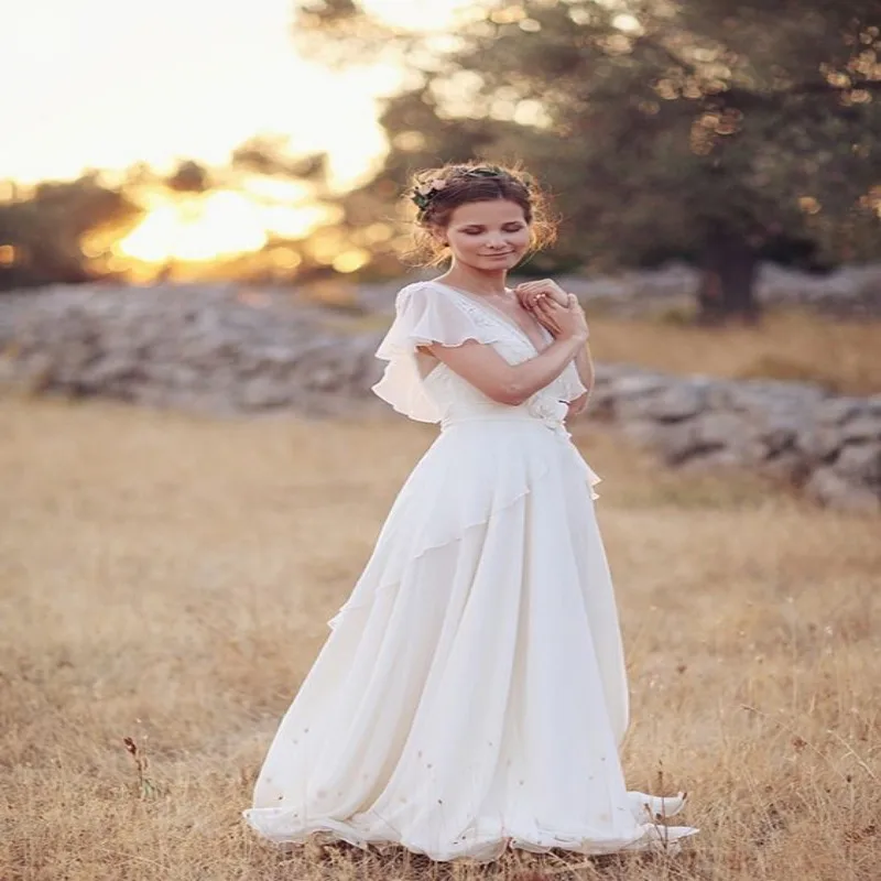 boho wedding dress maternity