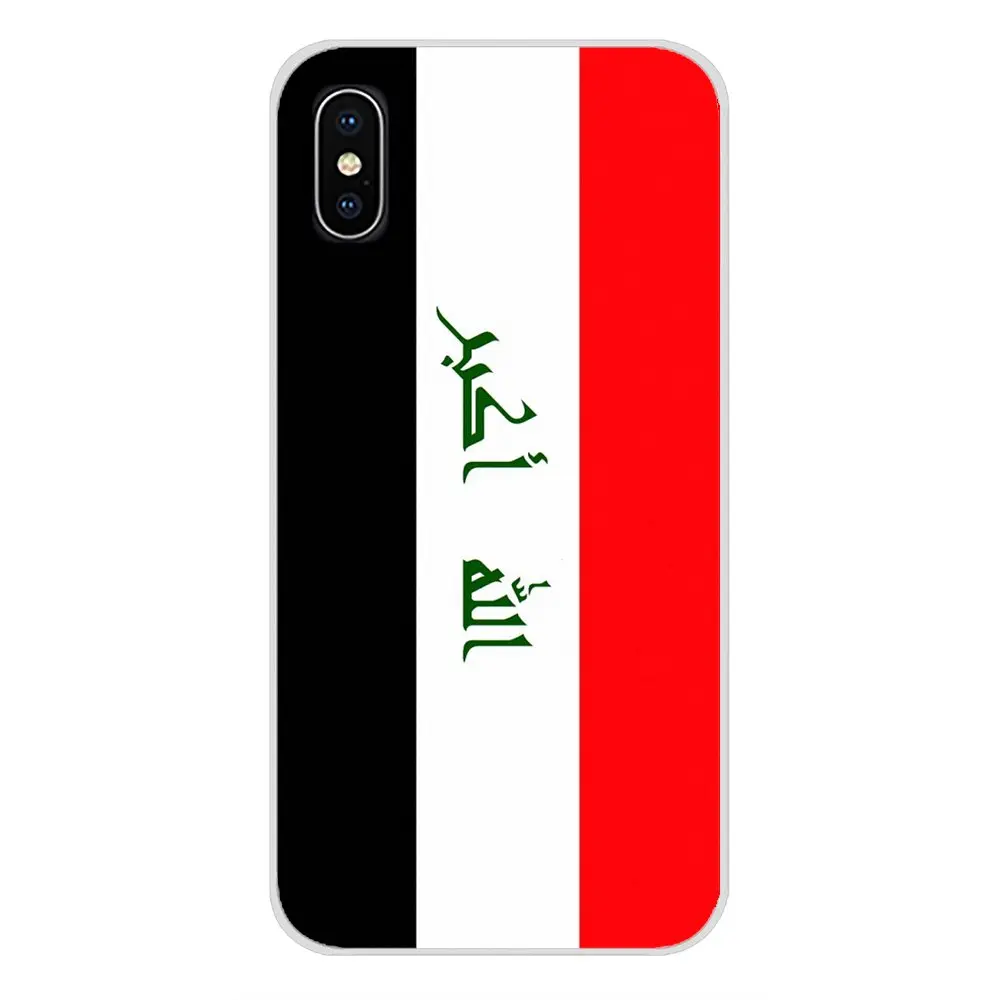 Аксессуары для телефона Чехлы для Apple IPhone X XR XS MAX 4 4S 5 5S 5C SE 6 6 S 7 8 Plus, ipod touch 5 6 государственный флаг Ирака