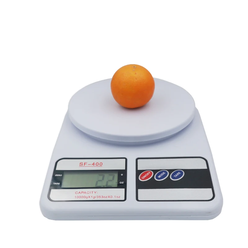 

by dhl/fedex 50pcs/lot 10kg/1g Digital LCD Kitchen Electronic Scales Household Food Diet Postal Scale Weight Balance SF-400