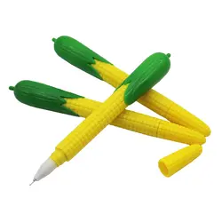 3 шт. 0,38 мм креативная форма кукурузы гелевая ручка, офисные принадлежности Escolar Papelaria подарок Офисные материалы для школы