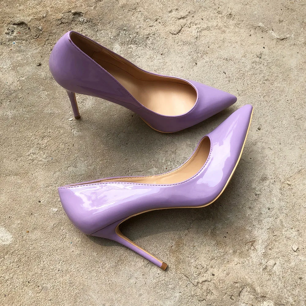Veowalk Classic Design Women Pointed Toe High Heel Shoes Elegant OL ladies Fashion Slip on Pumps Woman Stilettos Light Purple Veowalk Classic Design Women Pointed Toe High Heel Shoes Elegant OL ladies Fashion Slip on Pumps Woman Stilettos Light Purple
