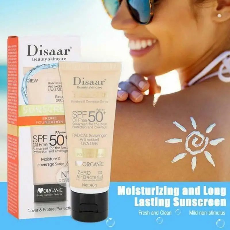 Summer Facial Body Whitening Sunscreen Cream Oil-control Sunblock Face Skin...