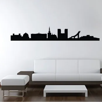 

Oslo Norway Skyline - Famous Landmarks Removable Wall Decor Decal Sticker Fashion Free Shipping Poster