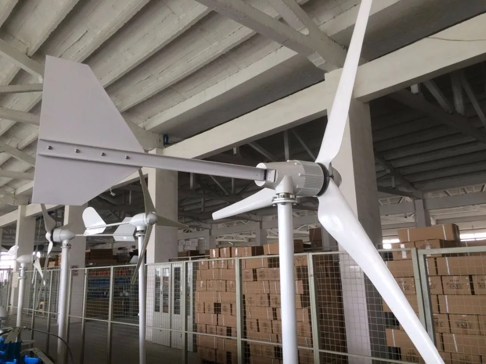 wind generator horizontal wind turbine with glass fiber