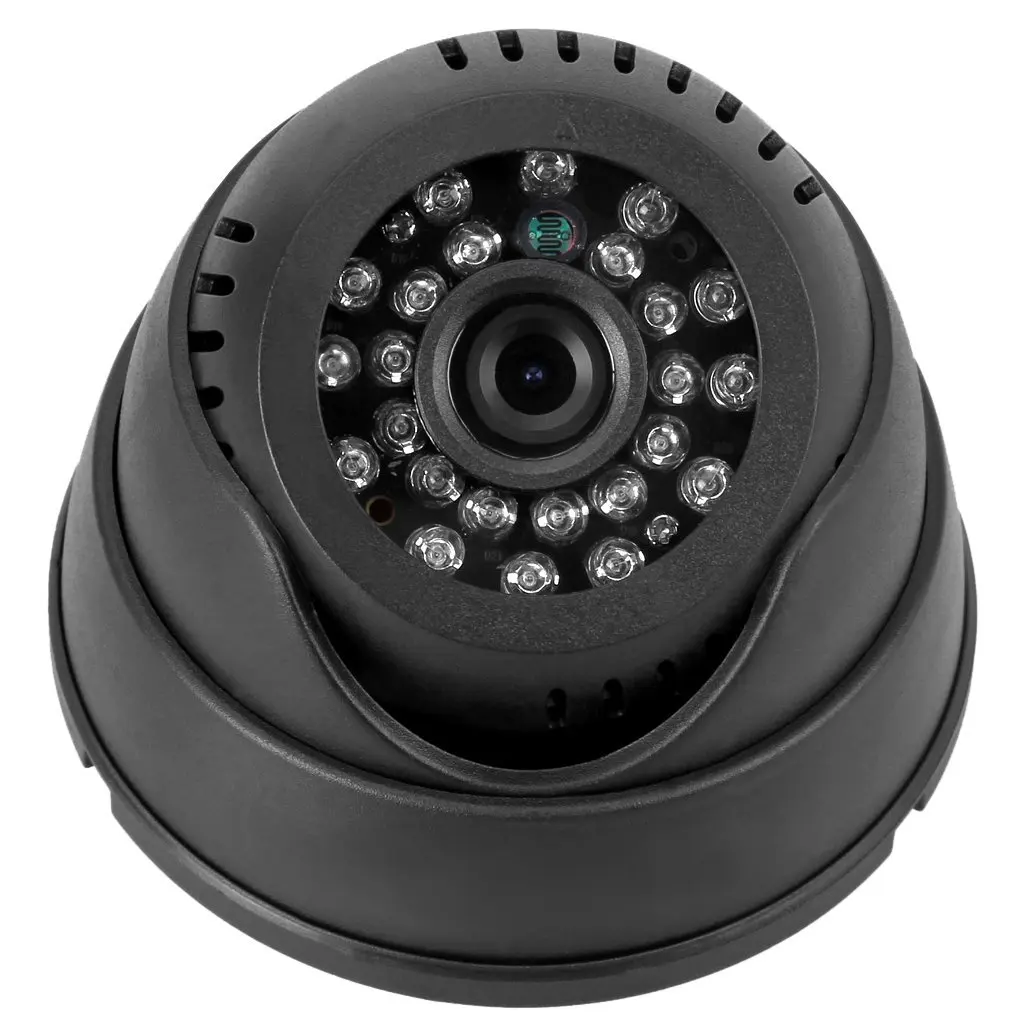 Dome IR Night Vision CCTV Security Camera Micro SD/TF Card Slot DVR