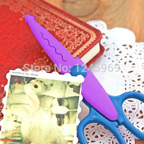 1 комплект/6 шт. Diy зигзаг швейные ножницы мини кудрявые ножницы креативные края волна цветок Tesoura для ремесла ткань дизайн случайный цвет