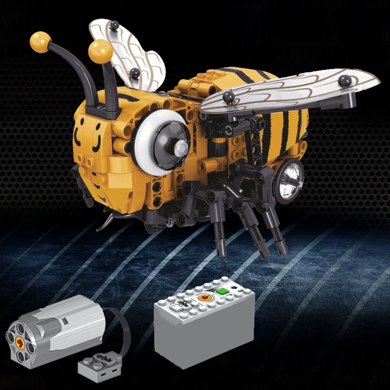 

Technic Creator Expert Remote Control Bee Honeybee Animal Electric 285pcs Block gift for children