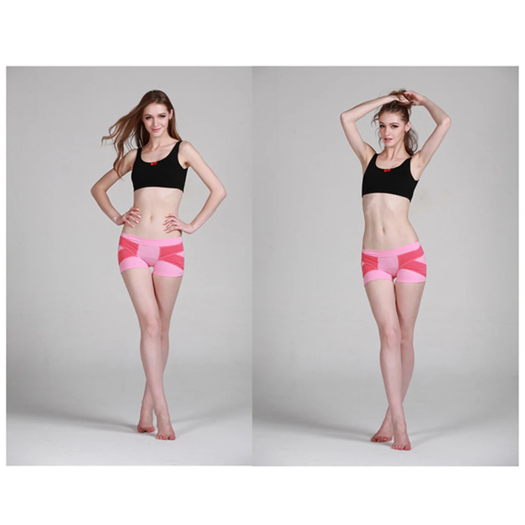 Sleeping Hip Pants Pelvic Correction Shorts Body Shaper Underwear Pink