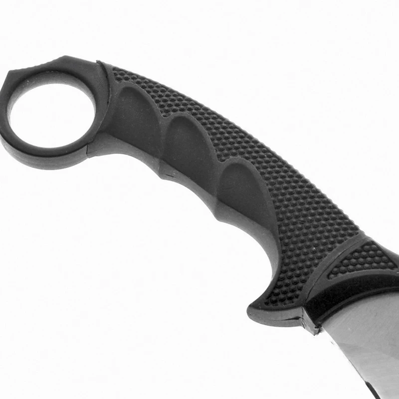 DuoClang нож из холодной стали Karambit из AUS-8A стали, тигровый Кратон и гривори с ручкой, ножи для выживания в пустыне CS GO