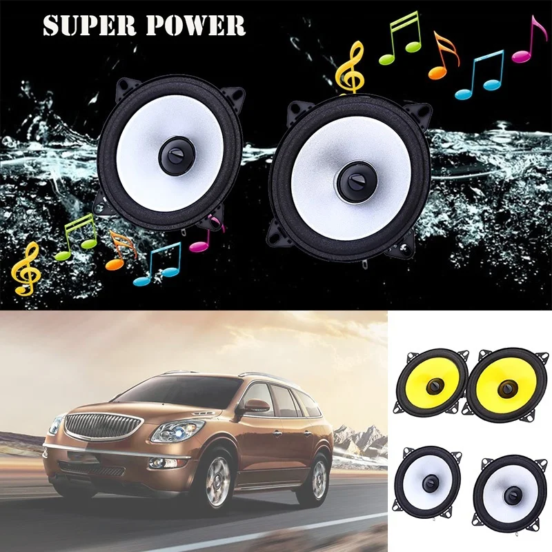 

DHL 10 PCS LABO LB - PS1401D Paired 4 inch Vehicle Loudspeaker Automobile Automotive Car HiFi Full Range Bubble Gum Edge Speaker