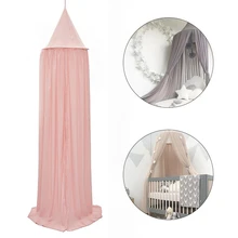 Детская круглая портативная кровать принцессы, занавеска, хлопковая подвесная палатка, игрушечный купол, детский игровой домик, палатки, детский вигвам, украшение комнаты