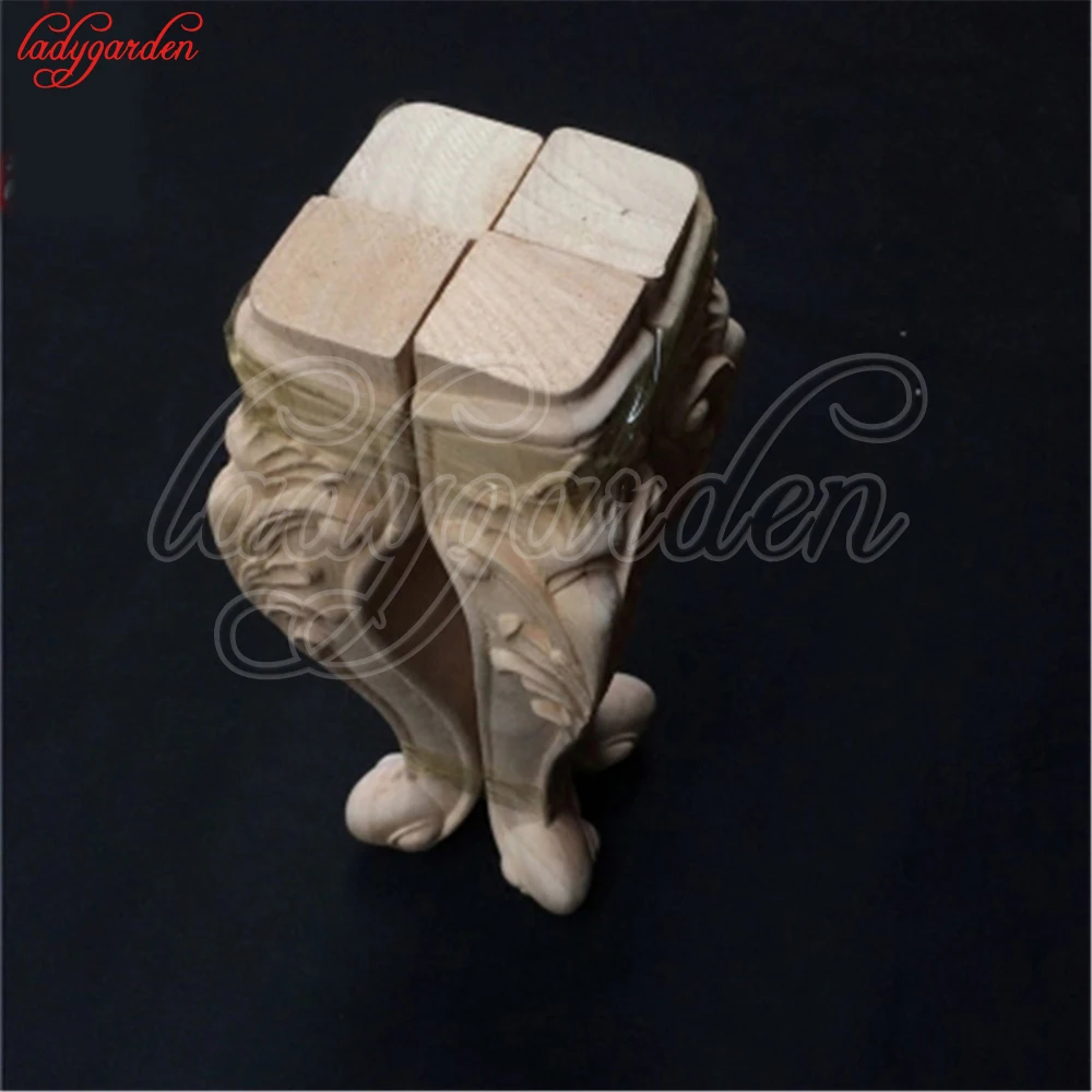 1 шт. деревянная резная аппликация для столярных работ|figurine|figurine decoration |