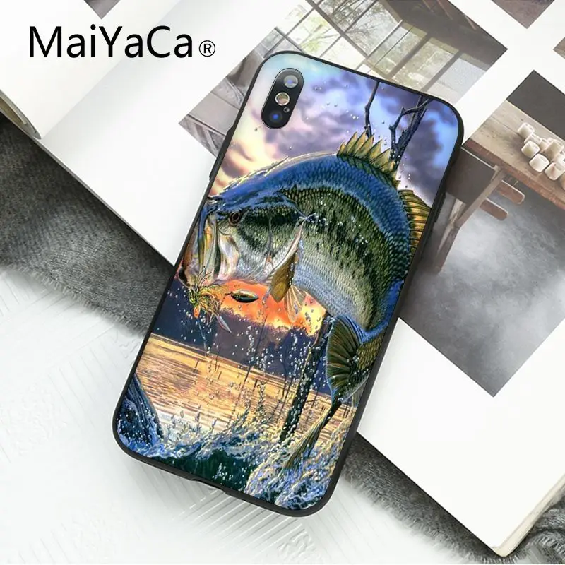 Охота и рыбалка искусство рыбы Чехол для мобильного телефона iphone 11 12 Pro 11Pro Max 8 7 6 6S