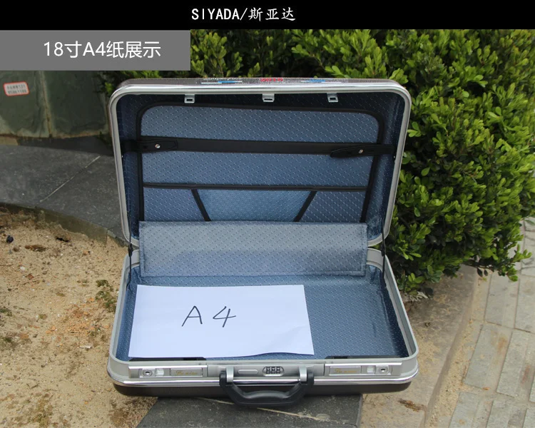 

ABS Aluminium tool case toolbox Aluminum frame Business advisory suitcase Man portable suitcase briefcase good quality
