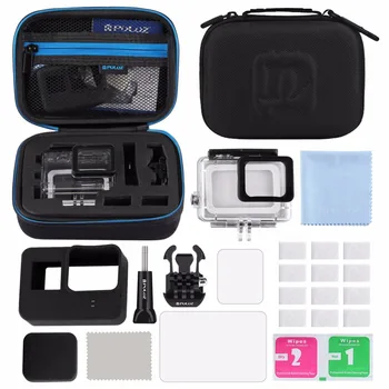 

PULUZ for GoPro HERO5 12 in 1 Surfing Accessories Combo Kit with Small EVA Case Diving Silicone Case Lens HD Screen Protector