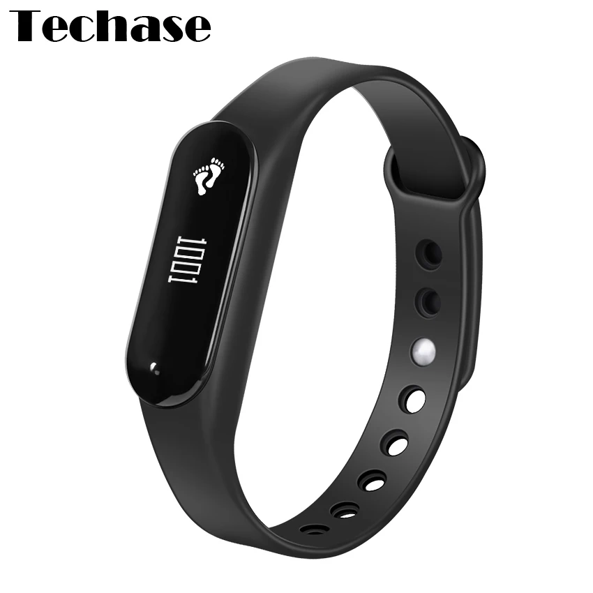 Techase C6 Pulsometer Bluetooth Sports Rastreador Heart Rate Monitor Cicret Bracelet PK Miband Activity Tracker Touch