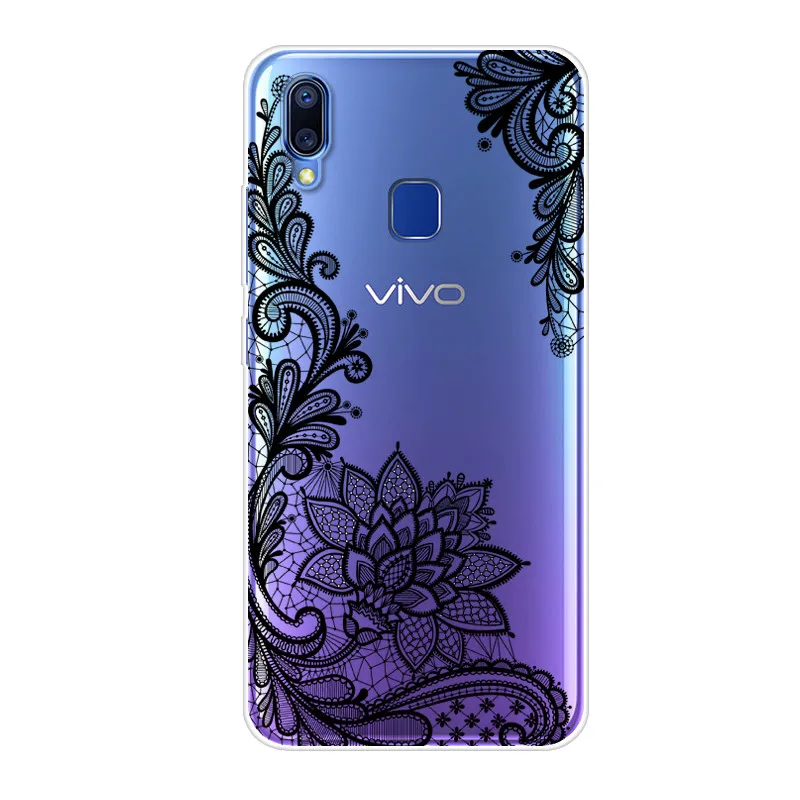 Мультяшный чехол Vivo Y93 lite Мягкая силиконовая задняя крышка для телефона Y 93 VivoY93