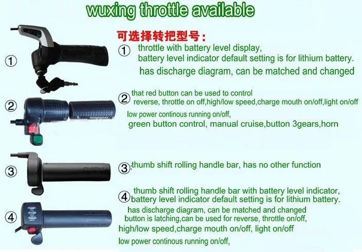 Top electric bike scooter mtb conversion kit waterproof cluster whole packet customized controller display throttle sensor wires 6