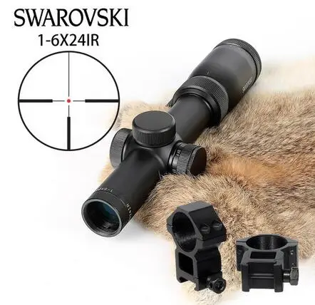 Имитация Swarovskl Riflescope 1-6x24IRZ3 F15 или F101 круг точка пунктуата дифференциации прицел стекло прицел Сделано в Китае - Цвет: F15 Reticle 20mm