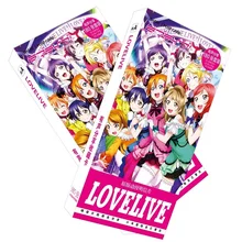 180 шт./компл. аниме; обувь в стиле аниме «Живая Любовь Почтовые открытки/поздравительная открытка оповещения о сообщениях(в том числе карты/рождества и год подарки