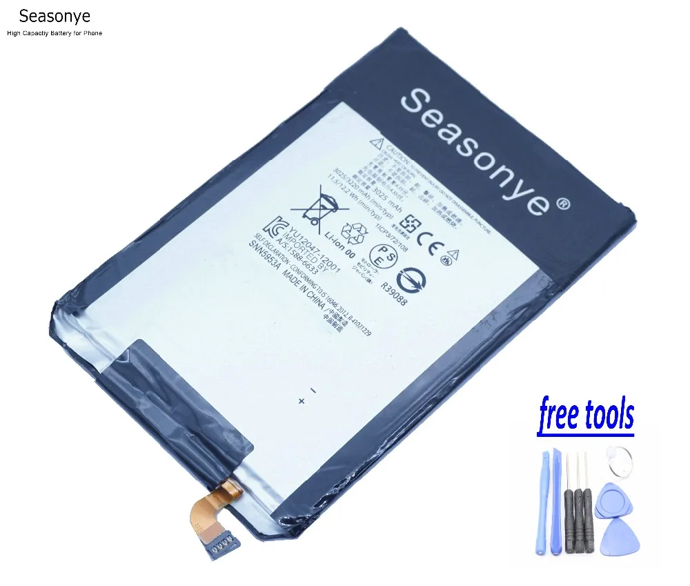 Seasonye 1x EZ30 SNN5953A 3025 мАч Сменный аккумулятор для телефона + инструменты Motorola Google Nexus 6