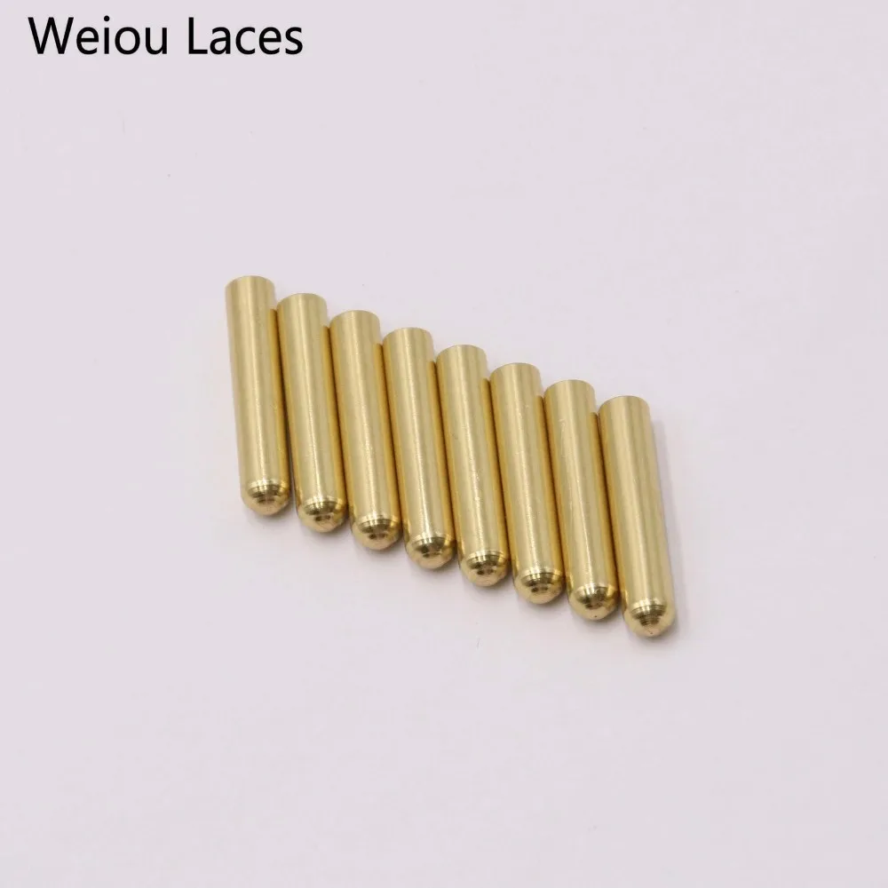 Weiou 4pcs/1set 4.3x22mm Metal Shoelace Tip Shoe Decorations Products Replacement Laces Head Aglets Boots Garment Accessories