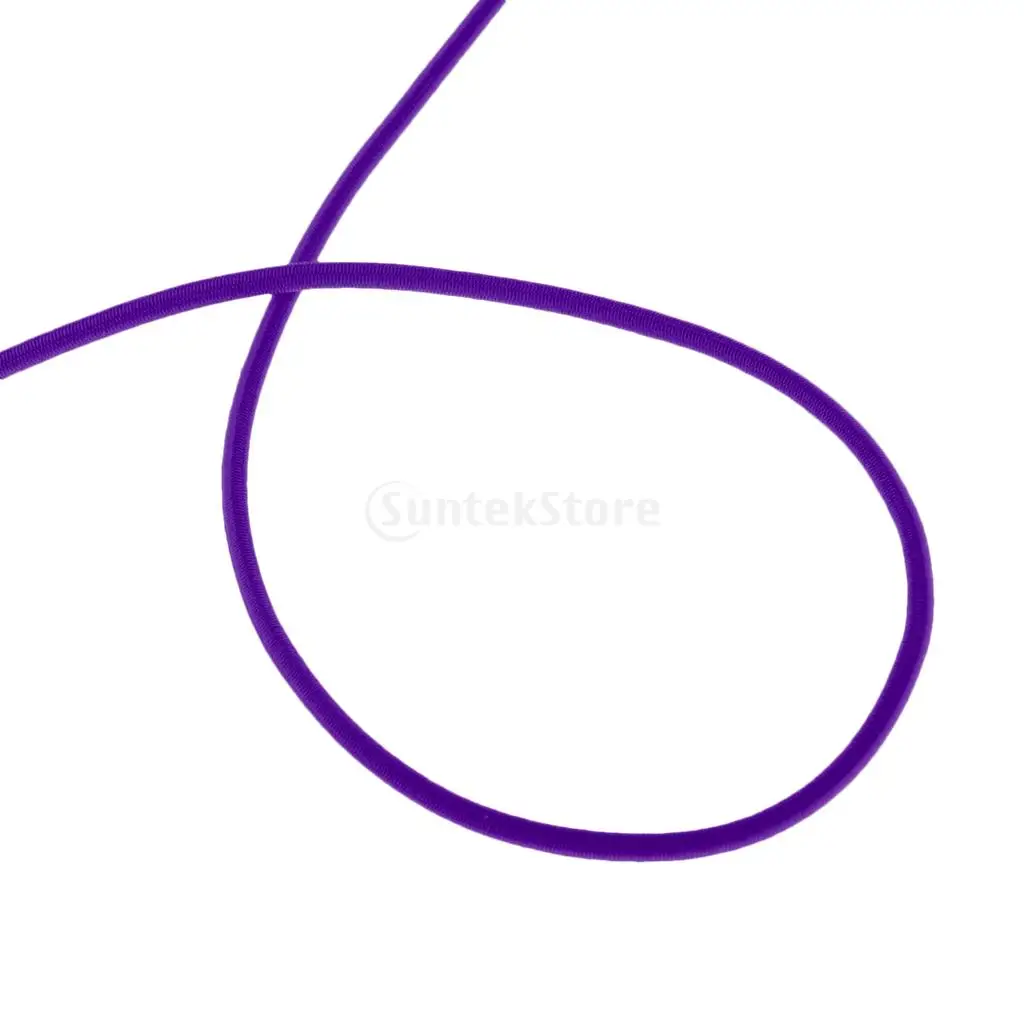 3mm x 0.5/1/2/5/10/20/30/50/100m Elastic Bungee Rope Shock Cord Tie Down Kayak Canoe Boat Trailer Purple/Rose