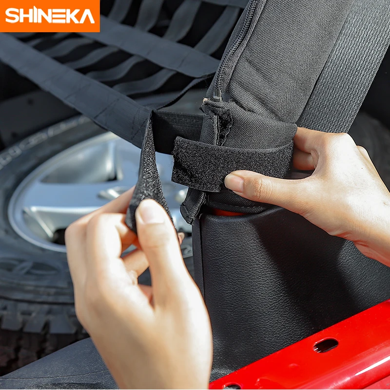 Tanie SHINEKA dachu hamak wodoodporna pokrywa reszta sieci dla Jeep Wrangler TJ JK JKU JL 1997 2019 akcesoriów zewnętrznych