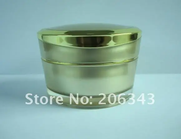 15G gold acrylic cream jar cosmetic container | Красота и здоровье