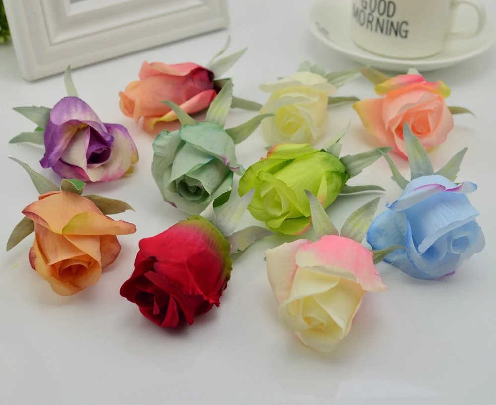 5 шт./лот свадебные платья из искусственного шелка 7 см|artificial flowers wedding|flower
