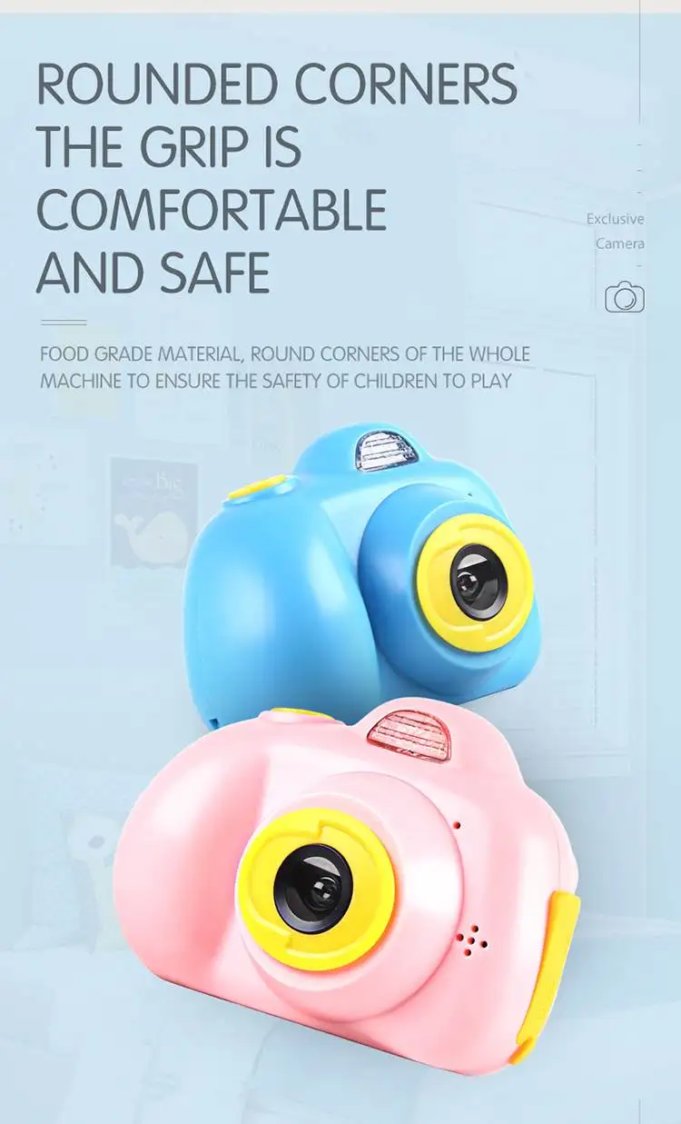 Мини-камера для детей Многоязычная игра-головоломка запись жизни электронная камера образовательные детские игрушки подарок на день