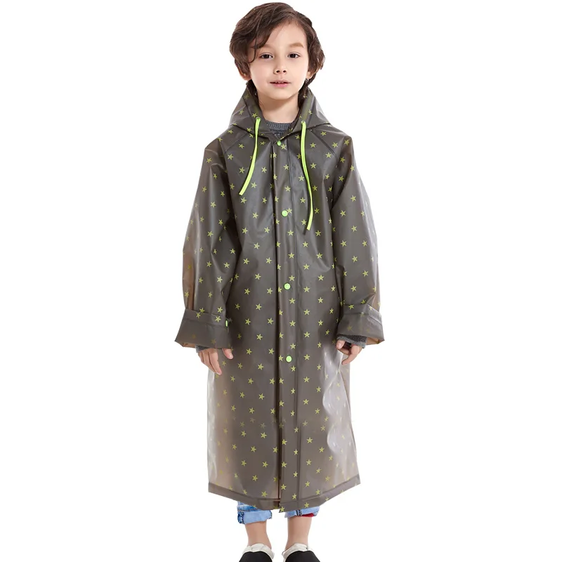 

Yuding Children Raincoat Outdoors Hooded Impermeable Rain Poncho Boys Kids Girls Rain Coat Toddler Rain Jackets Without Backpack