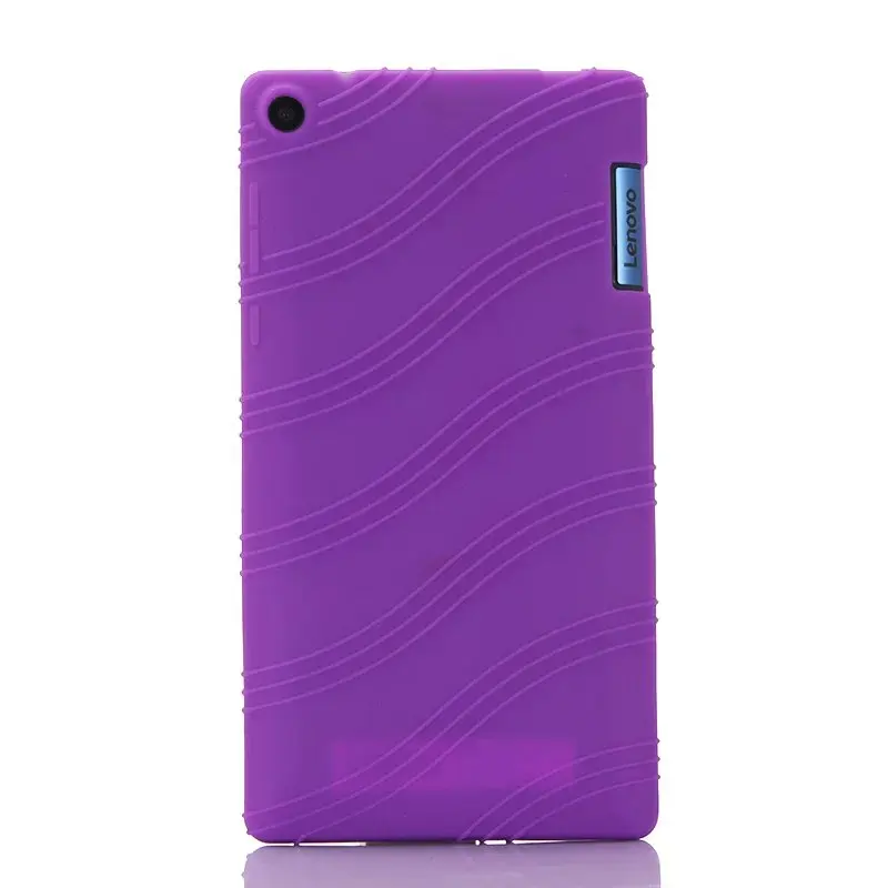 

ocube Luxury Ultra Slim Rubber Silicon Protective Shell Back Smart Silicone Case Cover For Lenovo Tab 3 730F 730M 730X TB3-730F
