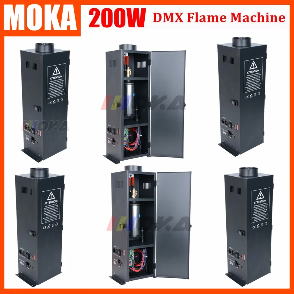 6 Pcs/lot Factory Direct Sale stage dmx flame machine dj