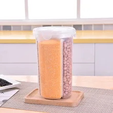 Кухонный ящик для хранения, герметичный пластиковый контейнер для хранения продуктов питания, коробки для домашнего хранения, ящики, инструменты, аксессуары* D