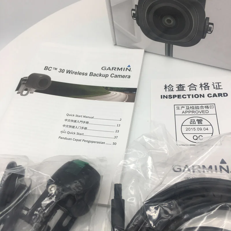 Garmin дополнительная BC 30 Беспроводная резервная камера и кабель передатчика автомобильный навигатор беспроводная камера заднего вида garmin BC30