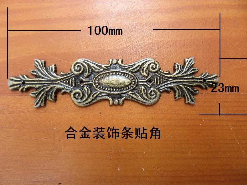 100*23MM 20pcs antique Wooden box corners decorative carved furniture