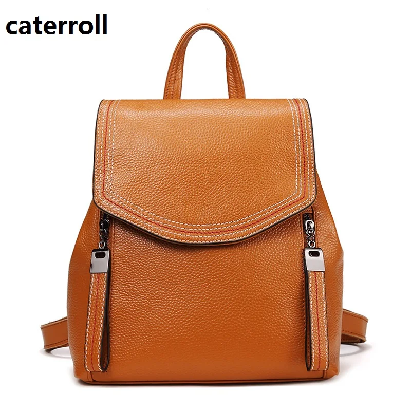 

women backpack genuine leather ladies travel bags casual school bags for girls shoulder bag real leather bagpack