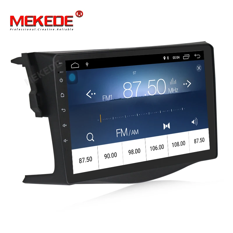 Discount MEKEDE 4 Core Car DVD GPS Navigation player Android 8.1 Car DVD Player for toyota rav4 2007 2008 2009 2010 2011 WIFI BT 4