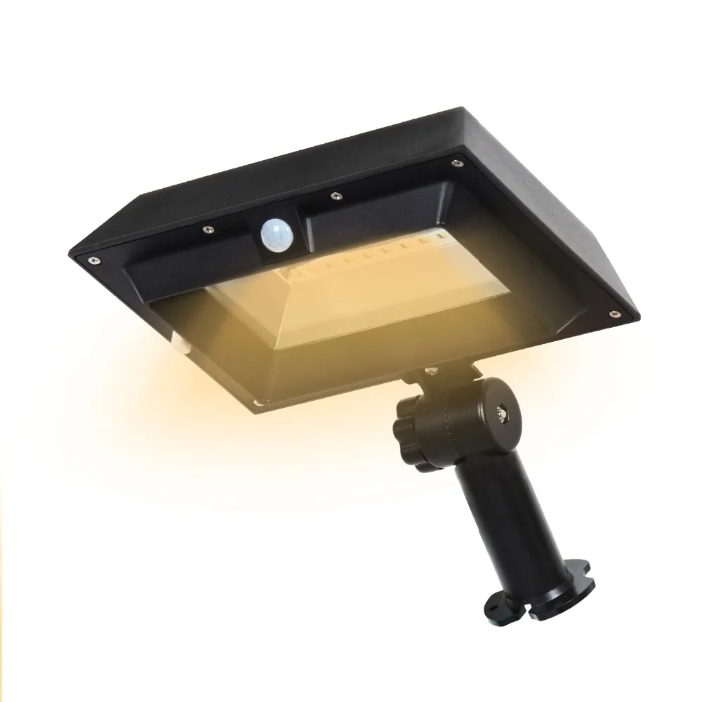 T SUNRISE 30 LED Outdoor Wall Light 3000K/6000K LED Solar Gutter light PIR Solar Motion Sensor Lamp Waterproof IP44 Steet Light