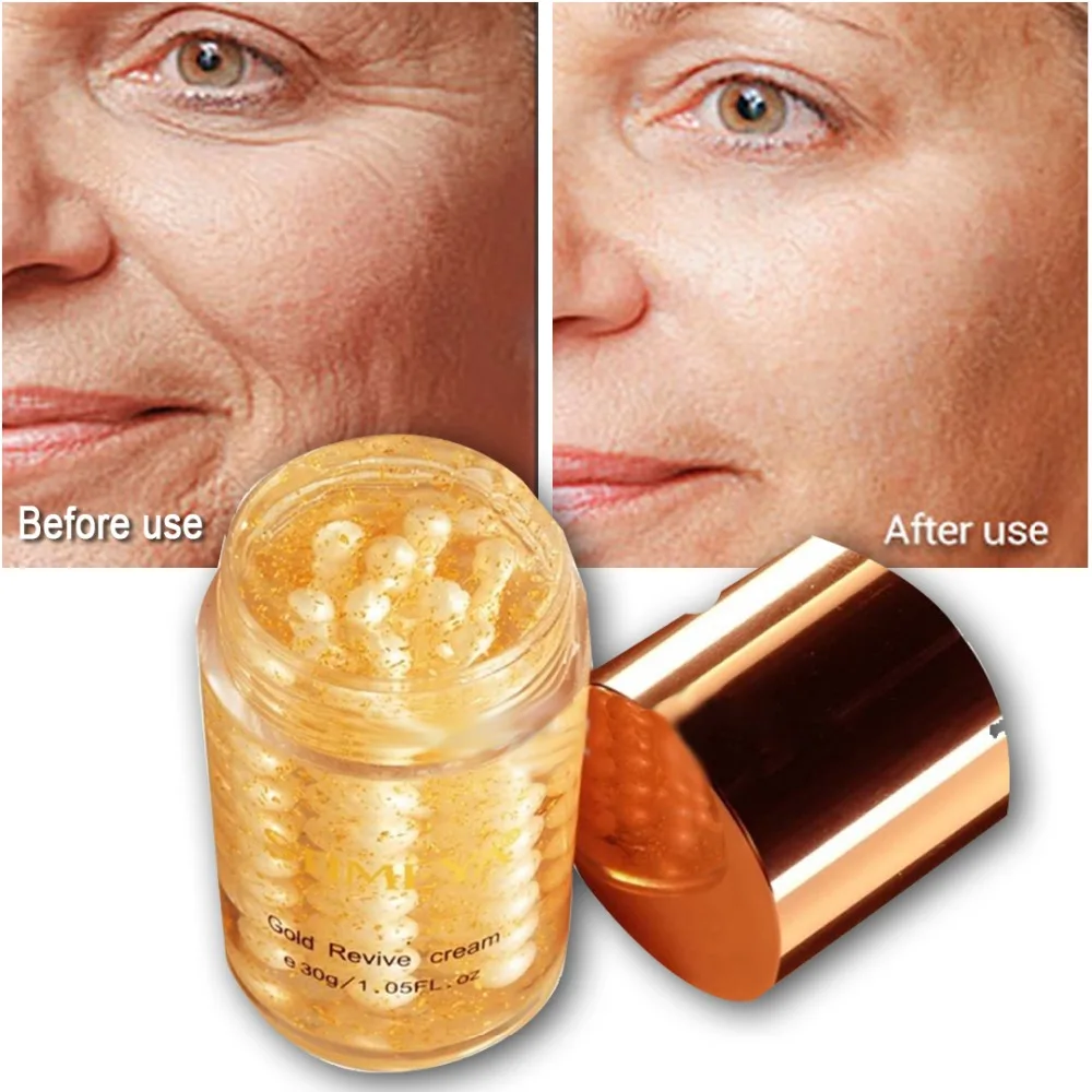 Face cream 24K gold pure pearl Skin Care whitening moisturizing Anti