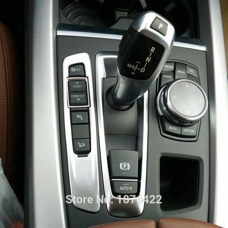 1 шт. для BMW X5 F15 X6 f16 2014 2017 автостайлинг интерьер автомобиля ABS хромированный режим