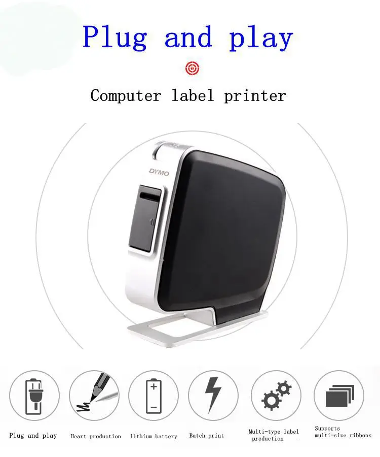 

LM-PNP New original network cable label machine portable computer label printer bar code stickers for dymo LM-pnp LMPNP LM PNP