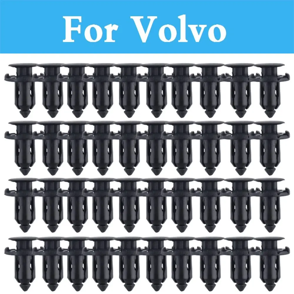 50 шт. 9 мм Винт заклепки Push Fit панель отделка зажимы для Volvo V70 Xc60 Xc70 Xc90 C30 C70 S40 S60 S80 V40