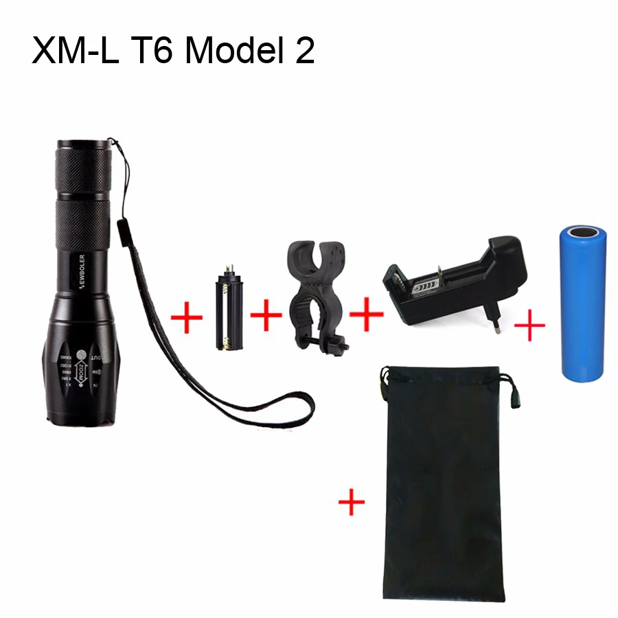 Perfect NEWBOLER Bicycle Light 3000 Lumens 5 Mode XM-L T6 LED Bike Light Front Torch Waterproof + Torch Holder Support 18650 Battery 15