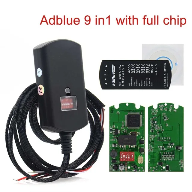 10 шт./лот Adblue ADBLUE Эмулятор 8 в 1 V3.0 с Nox сенсор Adblue Эмулятор 8в1 Поддержка евро 6 - Цвет: Adblue 9 in 1