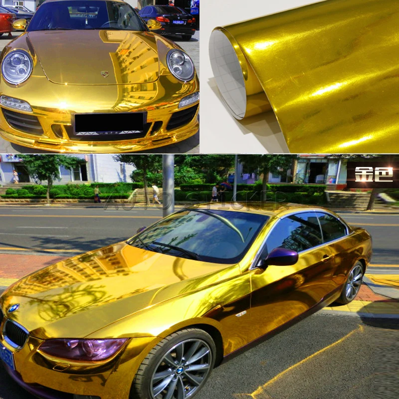 golden chrome film